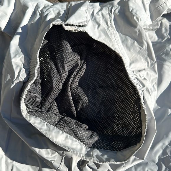 COLUMBIA Silver Gray Waterproof Hooded Jacket Kids M - Picture 13 of 16